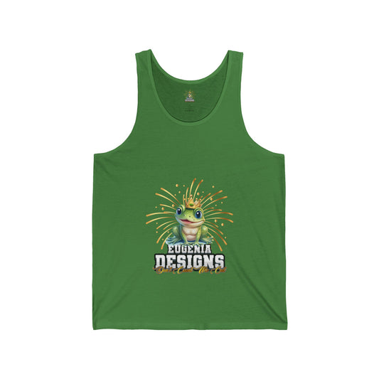 Eugenia Designs Logo Unisex Jersey Tank ~ Green